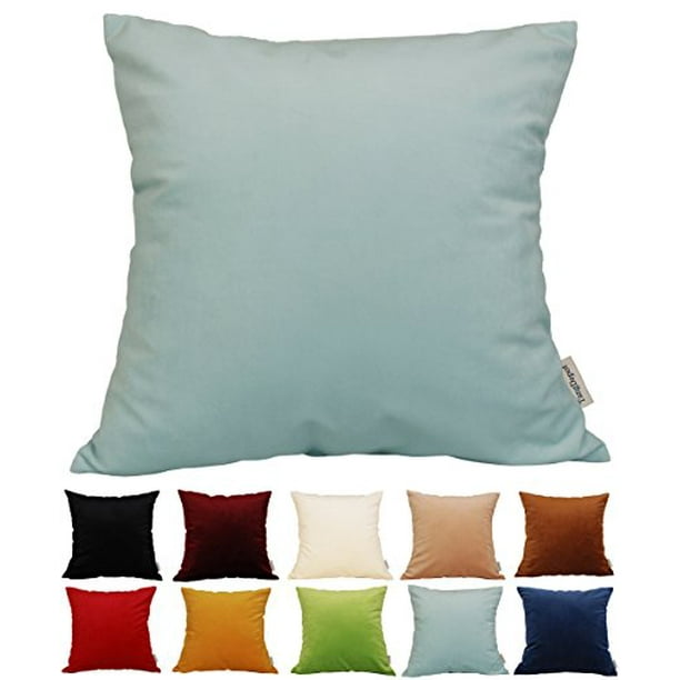 Super Luxury Soft Pillow Cases Many Color & Size Options - 18x18, Green TangDepot Solid Velvet Throw Pillow Cover/Euro Sham/Cushion Sham Super Luxury Soft Pillow Cases Many Color & Size Options - 18x18, Green TangDepot Solid Velvet Throw Pillow Cover/Euro Sham/Cushion Sham